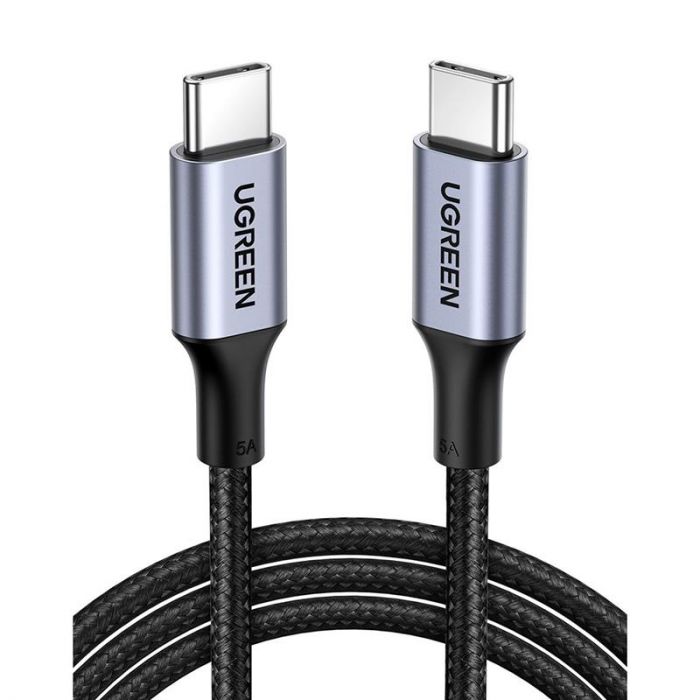 Кабель Ugreen US316 USB-C - USB-C, 1.5м, Gray (70428)