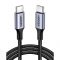 Кабель Ugreen US316 USB Type-C - USB Type-C (M/M), 1.5 м, Gray (70428)