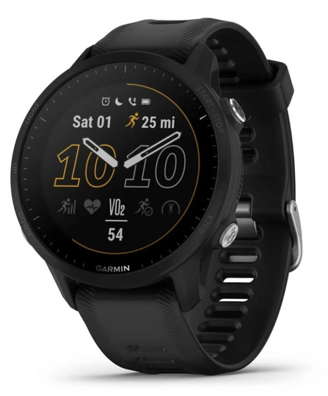 Смарт-годинник Garmin Forerunner 955 Solar Black (010-02638-00)