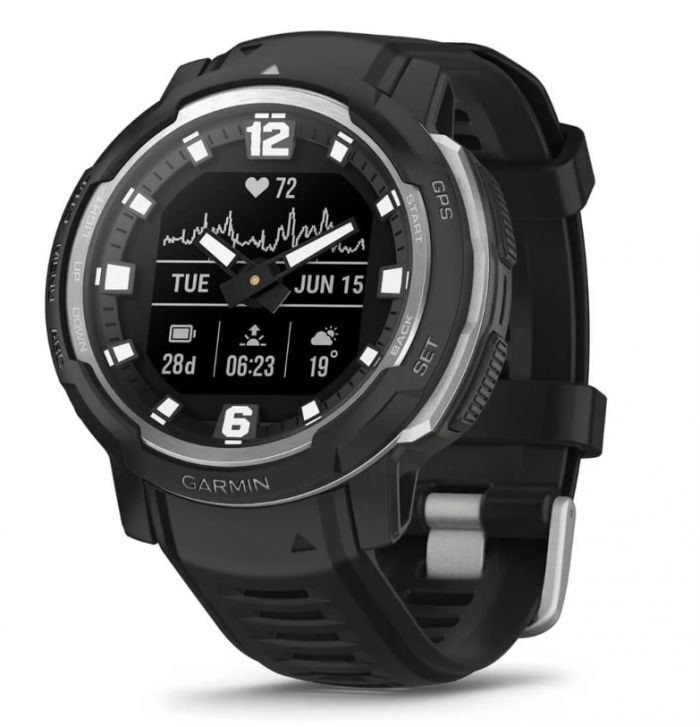 Смарт-годинник Garmin Instinct Crossover Black (010-02730-03)