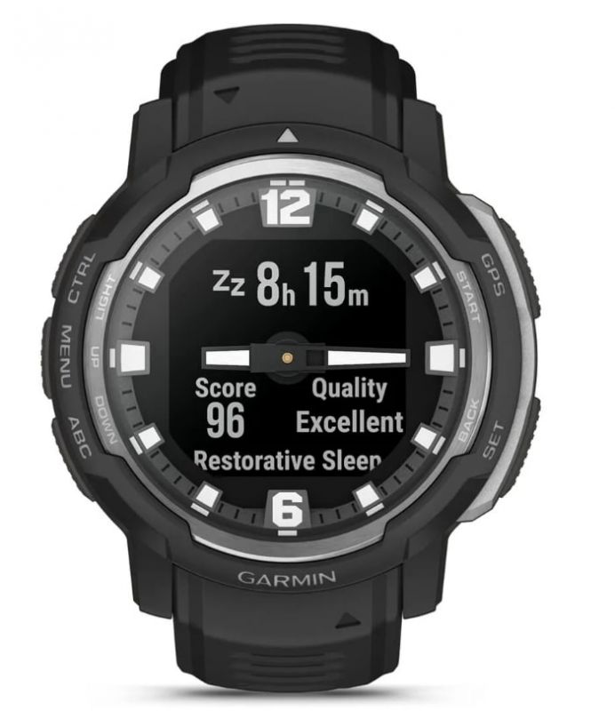 Смарт-годинник Garmin Instinct Crossover Black (010-02730-03)