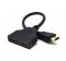 Кабель-розгалужувач Cablexpert HDMI - 2хHDMI (M/F), 0.3 м, Black (DSP-2PH4-04)