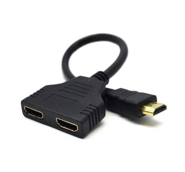 Кабель-розгалужувач Cablexpert HDMI - 2хHDMI (M/F), 0.3 м, Black (DSP-2PH4-04)