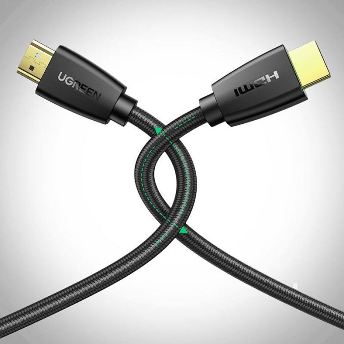 Кабель Ugreen HD118 HDMI - HDMI V 2.0 (M/M), 5 м, Black (40412)