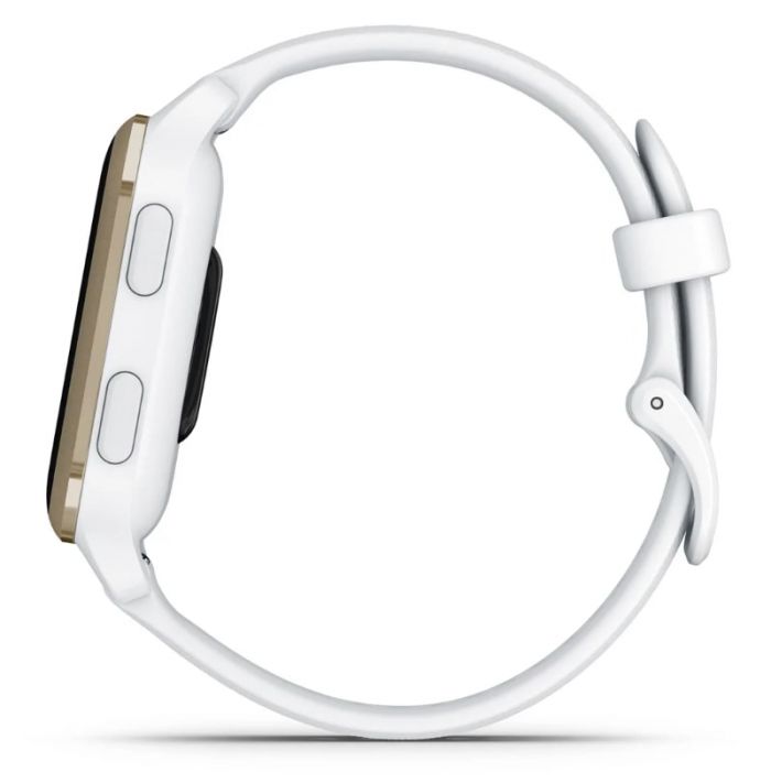 Смарт-годинник Garmin Venu Sq 2 White/Cream Gold (010-02701-01)