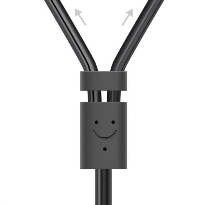Кабель Ugreen AV102 AUX 3.5 мм TRS  - RCAx2, 0.25 м, Black (10561)