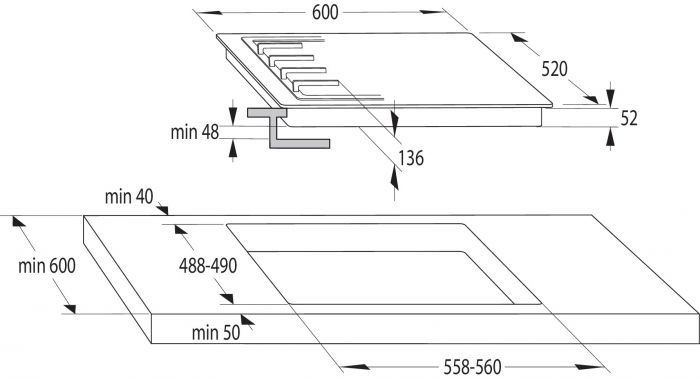 Варильна поверхня Gorenje GT641EXB