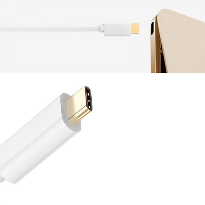 Адаптер Ugreen HDMI - USB Type-C (F/M), White (40273)