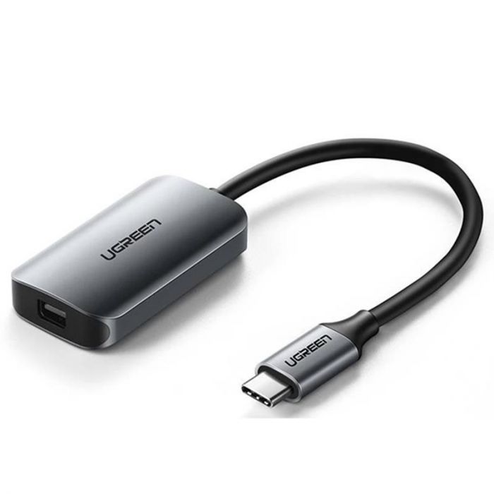 Адаптер Ugreen CM236 Mini DP - USB Type-C (F/M), Gray (60351)