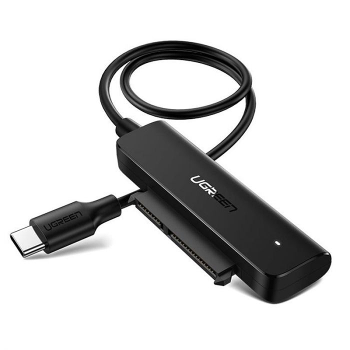 Адаптер Ugreen CM321 USB-С-1xSATA Black (70610)