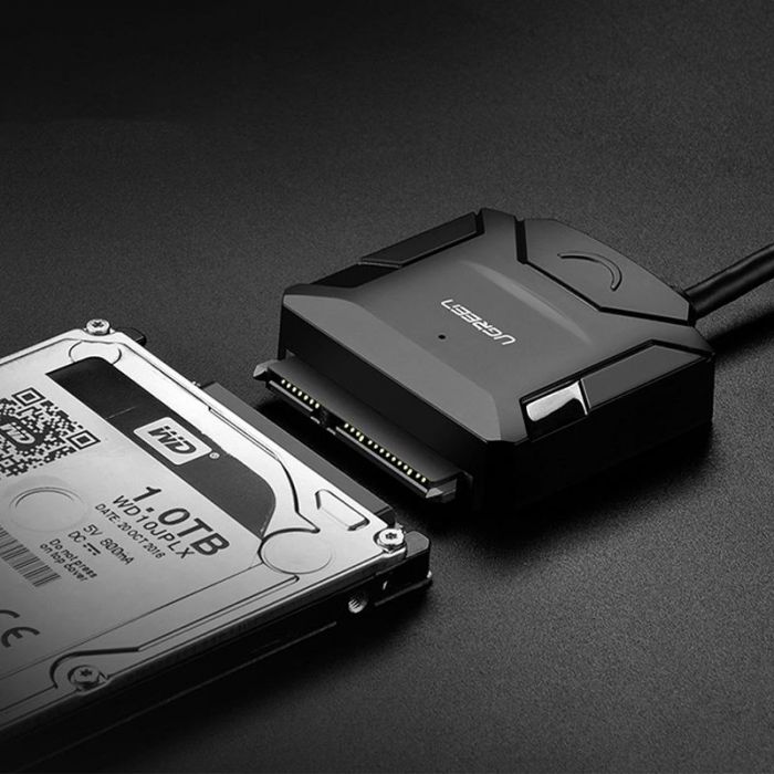 Адаптер Ugreen CR108 USB-С-1xSATA Black (20611)