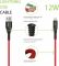 Кабель Intaleo CBRNYL1 USB-Lightning 1.2м Red (1283126559471)