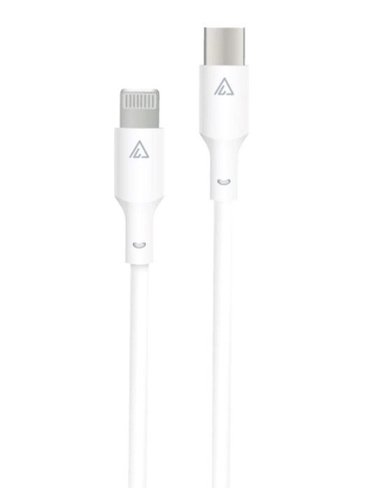 Кабель ACCLAB PwrX USB Type-C - Lightning (M/M), 30 W, 1.2 м, White (1283126559556)