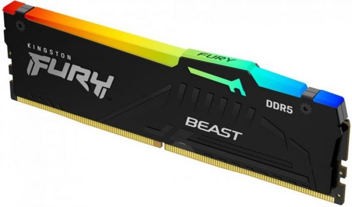 Модуль пам`яті DDR5 32GB/4800 Kingston Fury Beast RGB (KF548C38BBA-32)