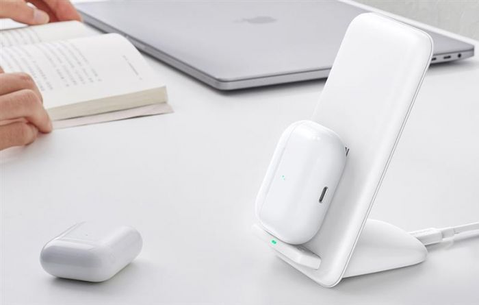 Бездротовий зарядний пристрій Ugreen CD221 White (80576)