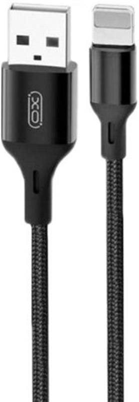 Кабель XO NB143 USB-Lightning 2.1A 1м Black (XO-NB143i1-BK)
