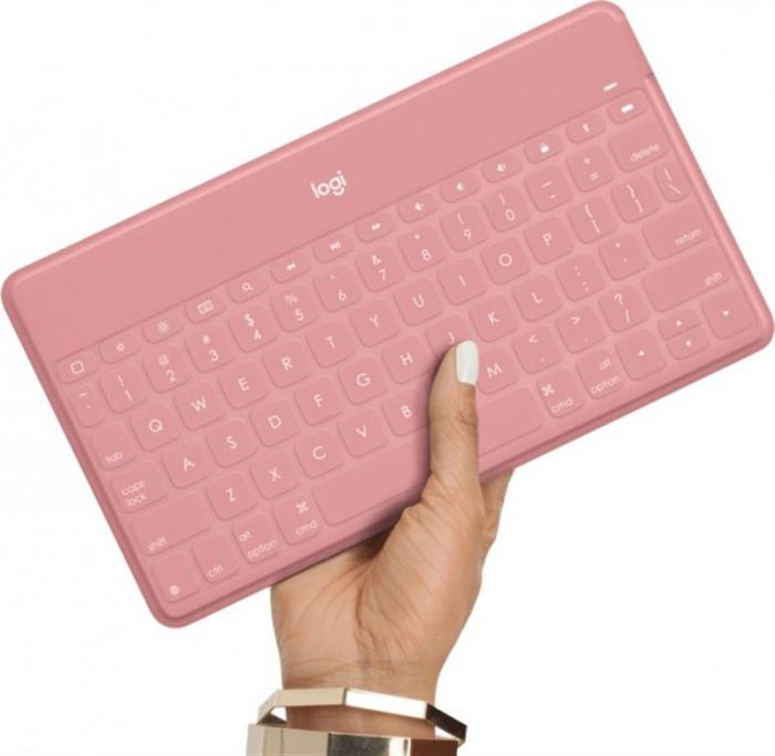 Клавiатура Logitech Keys-To-Go Blush Pink (920-010059)