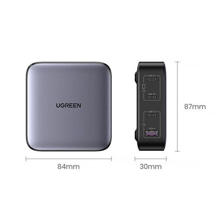 Зарядний пристрій Ugreen CD328 Black (90928)