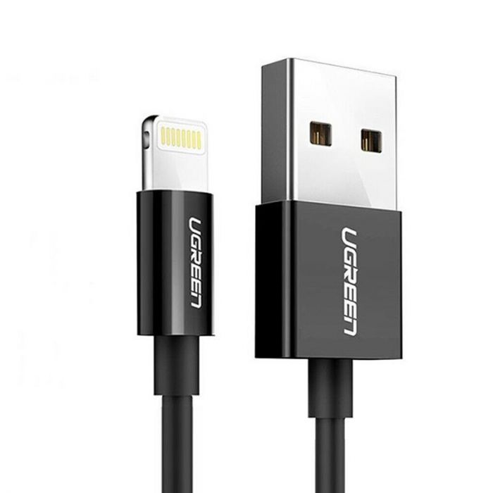 Кабель Ugreen USB - Lightning (M/M), 2 м, Black (80823)