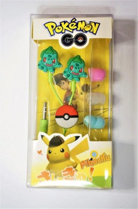 Навушники Optima Mp3 Pokemon Go "Bulbasaur" Green (OPT-HF-BLBZ)