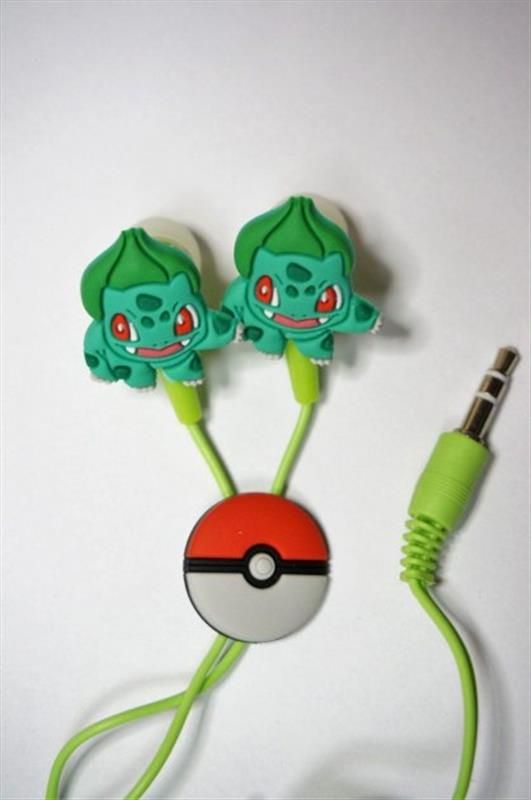 Навушники Optima Mp3 Pokemon Go "Bulbasaur" Green (OPT-HF-BLBZ)