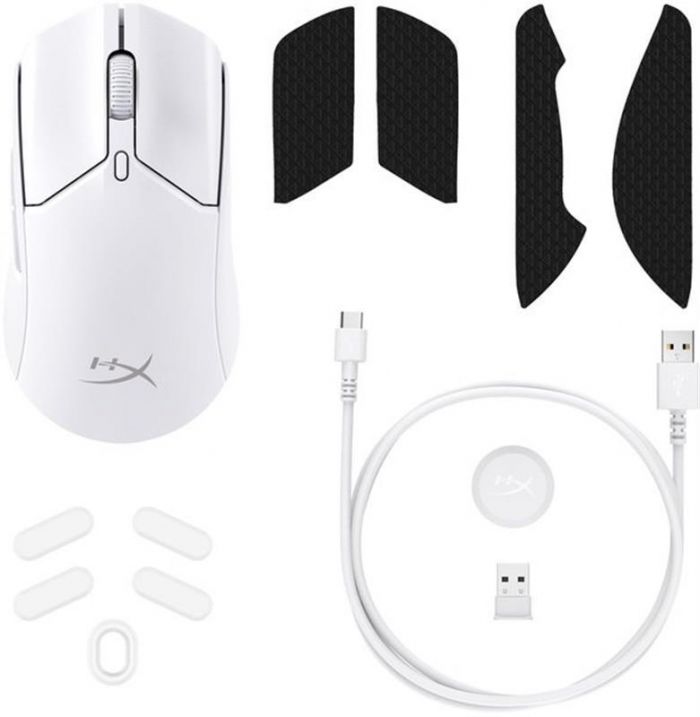 Мишка бездротова HyperX Pulsefire Haste 2 WL White (6N0A9AA)