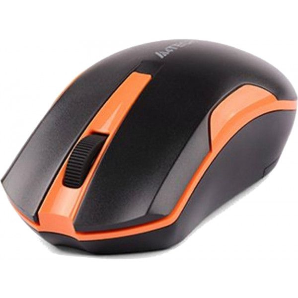 Миша бездротова A4Tech G3-200N Black/Orange USB V-Track