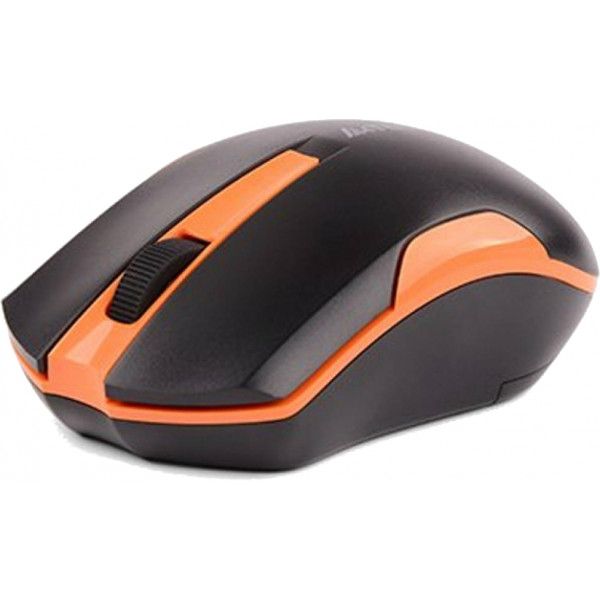 Миша бездротова A4Tech G3-200N Black/Orange USB V-Track