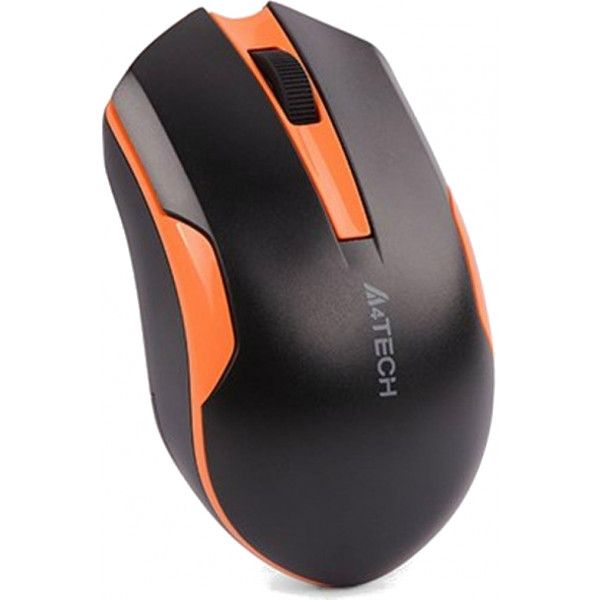 Мишка бездротова A4Tech G3-200N Black/Orange USB V-Track