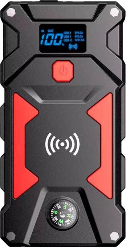 Пусковий пристрій для автомобілів ХоКо FNNEMGE series FG601 24000mAh Car Jump Starter Black (XK-FG601)