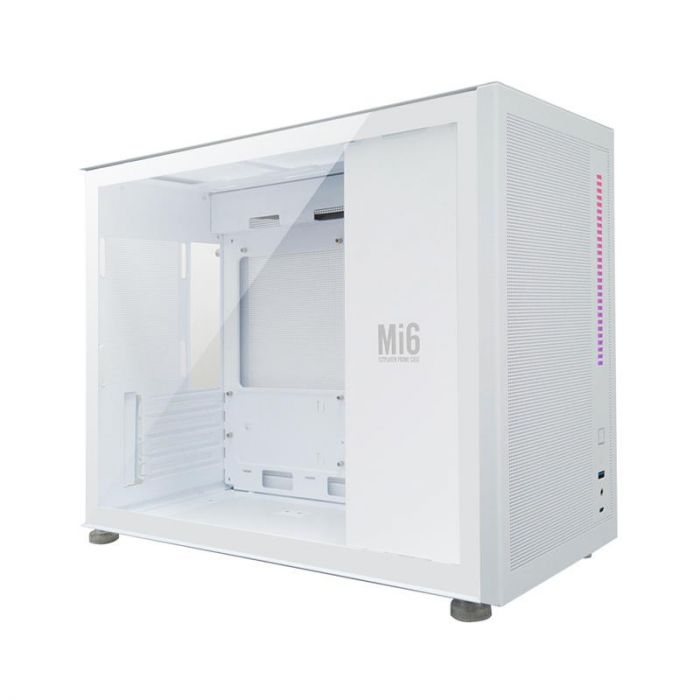 Корпус 1stPlayer Mi6-1F2-W-WH White без БЖ