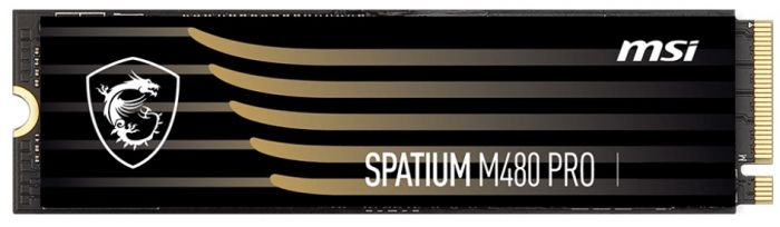 Накопичувач SSD 1TB MSI Spatium M480 Pro M.2 2280 PCIe 4.0 x4 NVMe 3D NAND TLC (S78-440L1G0-P83)