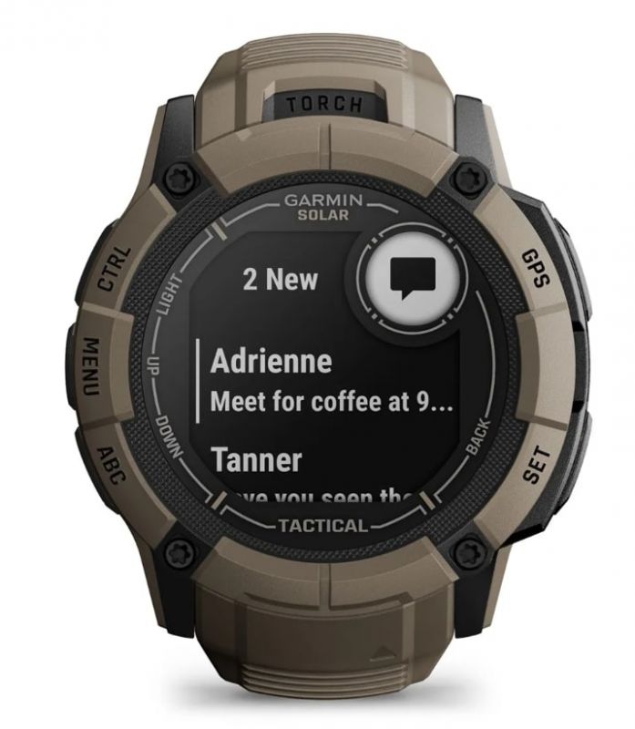 Смарт-годинник Garmin Instinct 2X Solar Tactical Coyote Tan (010-02805-64)