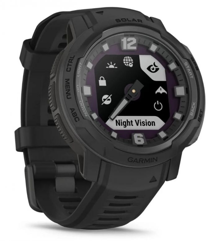 Смарт-годинник Garmin Instinct Crossover Solar Tactical Black (010-02730-00)