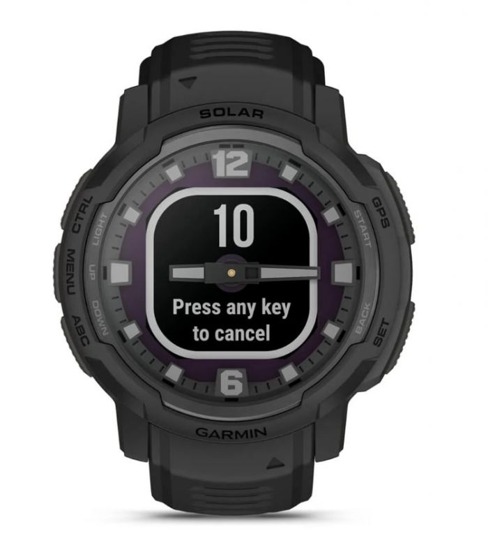 Смарт-годинник Garmin Instinct Crossover Solar Tactical Black (010-02730-00)