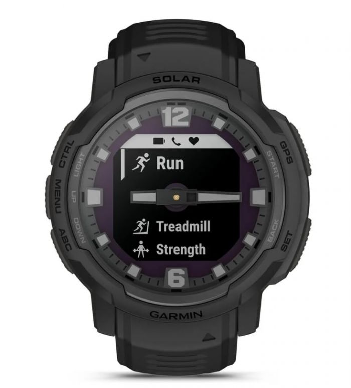 Смарт-годинник Garmin Instinct Crossover Solar Tactical Black (010-02730-00)