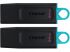Флеш-накопичувач USB3.2 64GB Kingston DataTraveler Exodia Black/Blue 2 Pieces (DTX/64GB-2P)