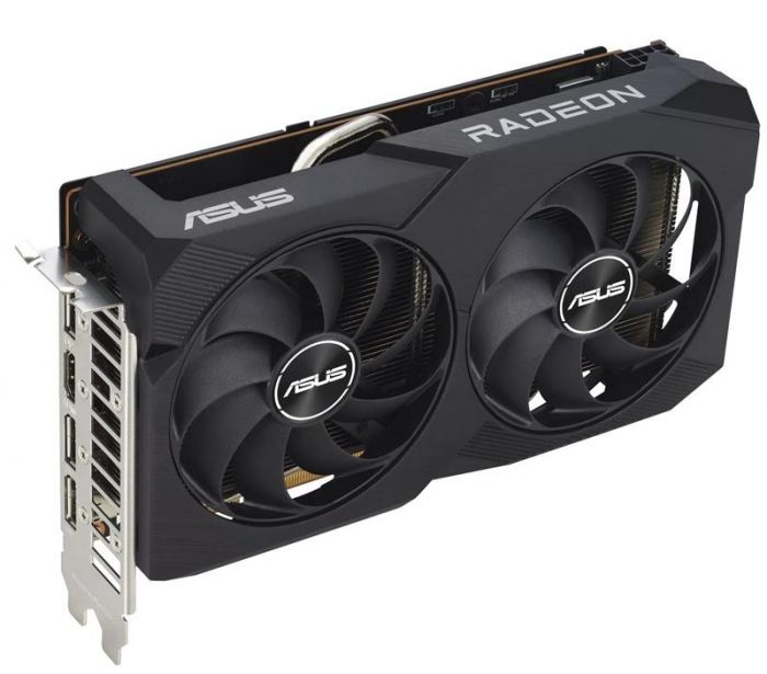 Відеокарта AMD Radeon RX 7600 8GB GDDR6 Dual V2 OC Asus (DUAL-RX7600-O8G-V2)