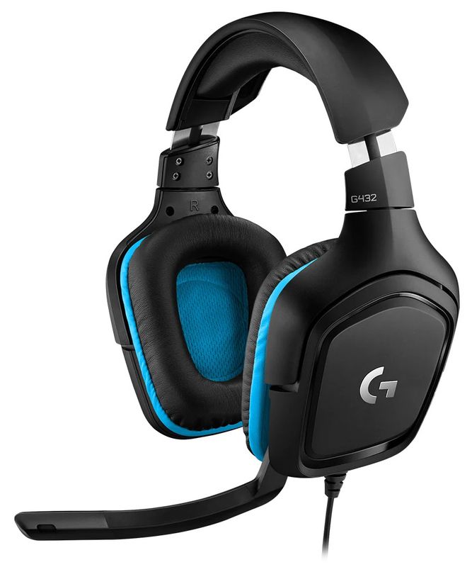 Гарнітура Logitech G432 Black (981-000770)