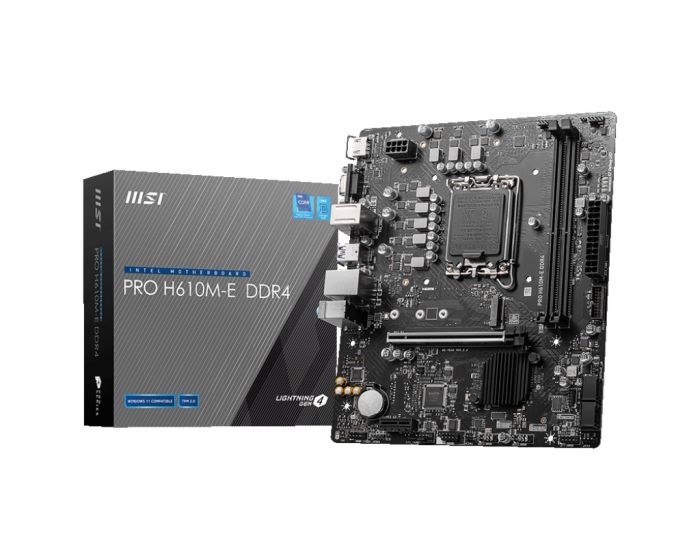 Материнська плата MSI Pro H610M-E DDR4 Socket 1700