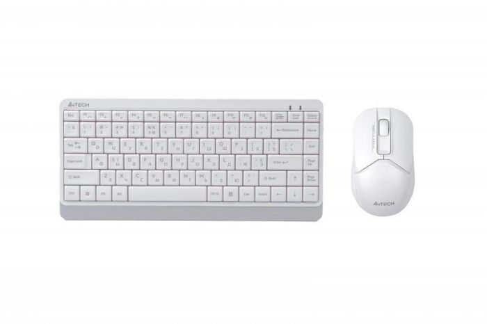 Комплект (клавіатура, мишка) бездротовий A4Tech FG1112 White USB