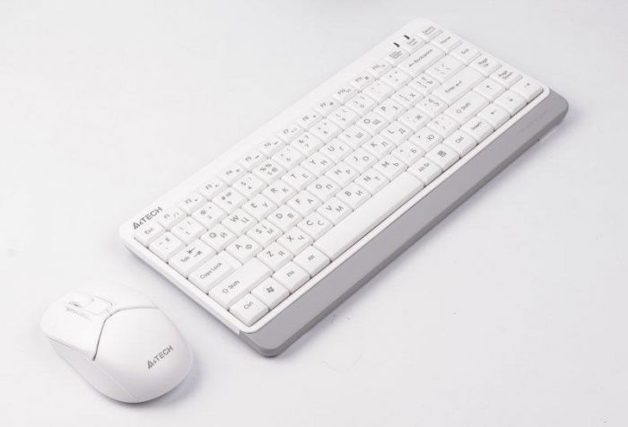 Комплект (клавіатура, мишка) бездротовий A4Tech FG1112 White USB