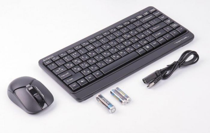 Комплект (клавіатура, мишка) бездротовий A4Tech FG1112S Black USB