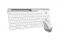 Комплект (клавіатура, мишка) бездротовий A4Tech FB2535C Icy White USB