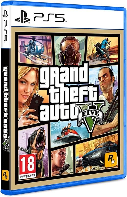 Гра Grand Theft Auto V для PlayStation 5, Russian Subtitles, Blu-Ray диск (5026555431842)