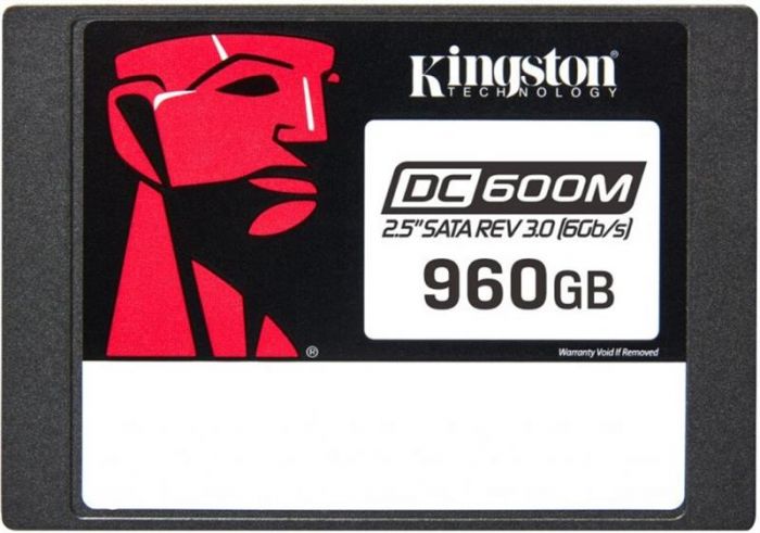 Накопичувач SSD 960GB Kingston SSD DC600M 2.5" SATAIII 3D TLC (SEDC600M/960G)