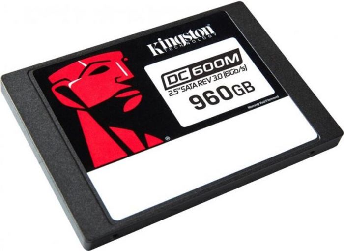 Накопичувач SSD 960GB Kingston SSD DC600M 2.5" SATAIII 3D TLC (SEDC600M/960G)