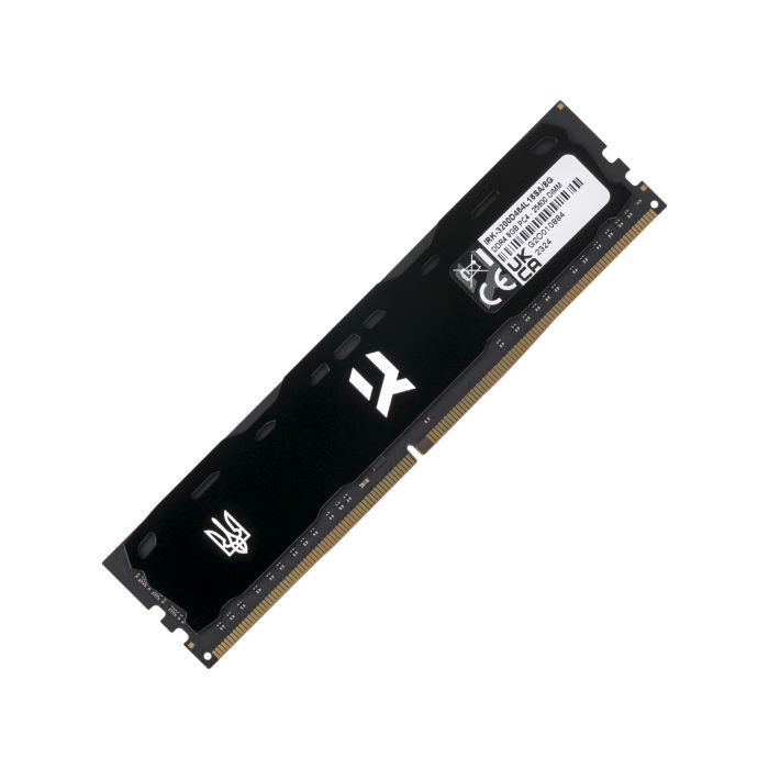 Модуль пам`ятi DDR4 8GB/3200 Goodram UKRAINA IRDM X Black (IRK-3200D464L16SA/8G)