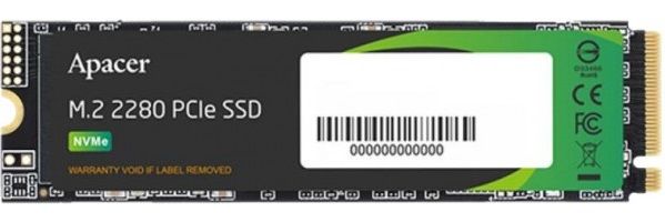 Накопичувач SSD 1TB Apacer AS2280P4U M.2 2280 PCIe 3.0 x4 3D TLC (AP1TBAS2280P4U-1)