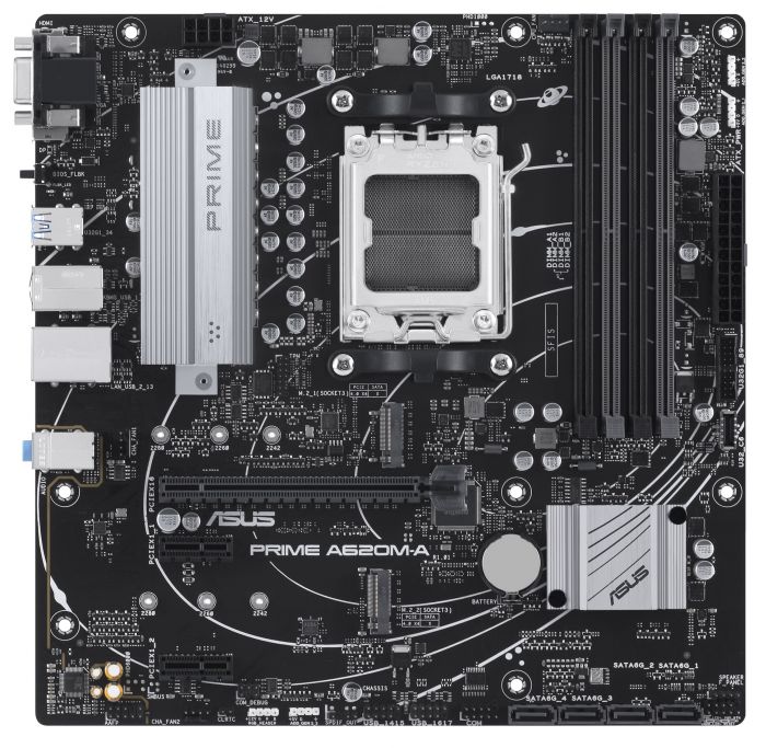 Материнська плата Asus Prime A620M-E-CSM Socket AM5